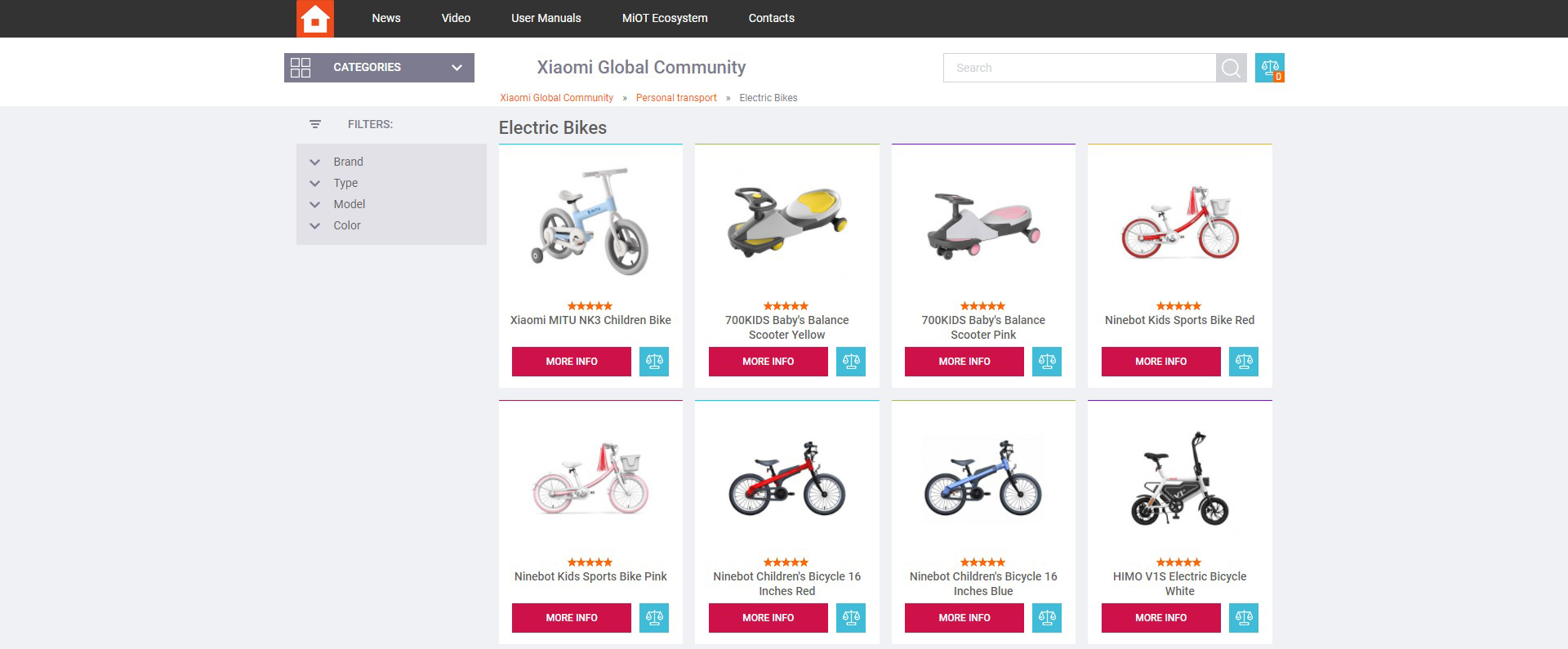Xiaomi bicicletas eléctricas de alta calidad.